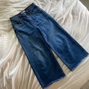 Madewell Wide Leg Crop Jeans
